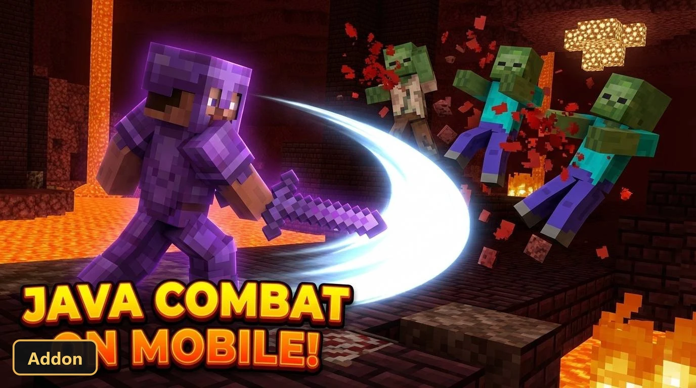 Java Combat (26+, 1.21) – MCPE/Bedrock Addon
