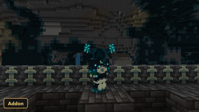 True Warden Armor (26+, 1.21) – MCPE/Bedrock Addon — screenshot 1
