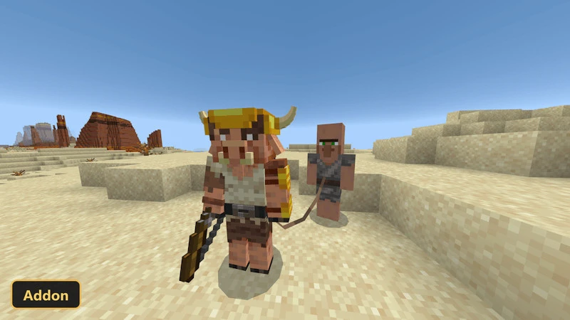 Conqueror Of Villagers (26+, 1.21) – MCPE/Bedrock Addon — screenshot 1