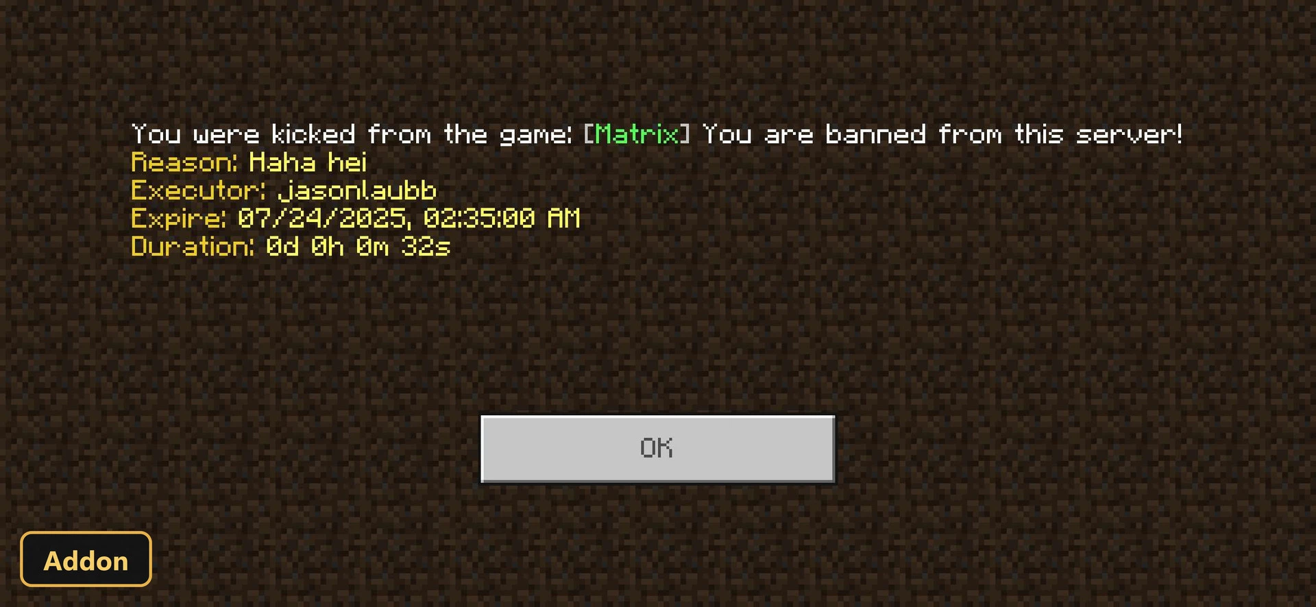 Matrix AntiCheat and Realm (26+) – MCPE/Bedrock Addon — screenshot 8
