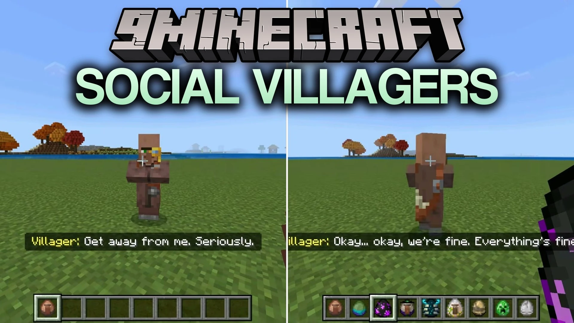 Social Villagers Addon (26.x) – Expressive Faces and Voice Lines for Villagers — screenshot 1