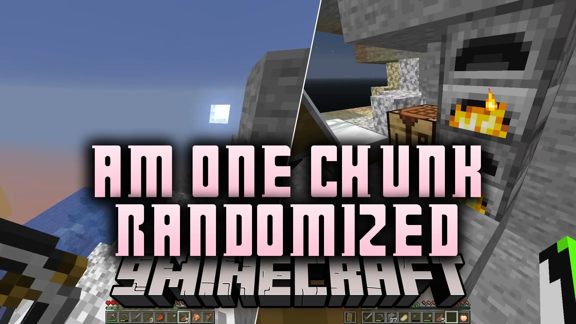 AM ONE CHUNK RANDOMIZED Map (26.x) – Survive Fifty Random Layers Above the Void — screenshot 1