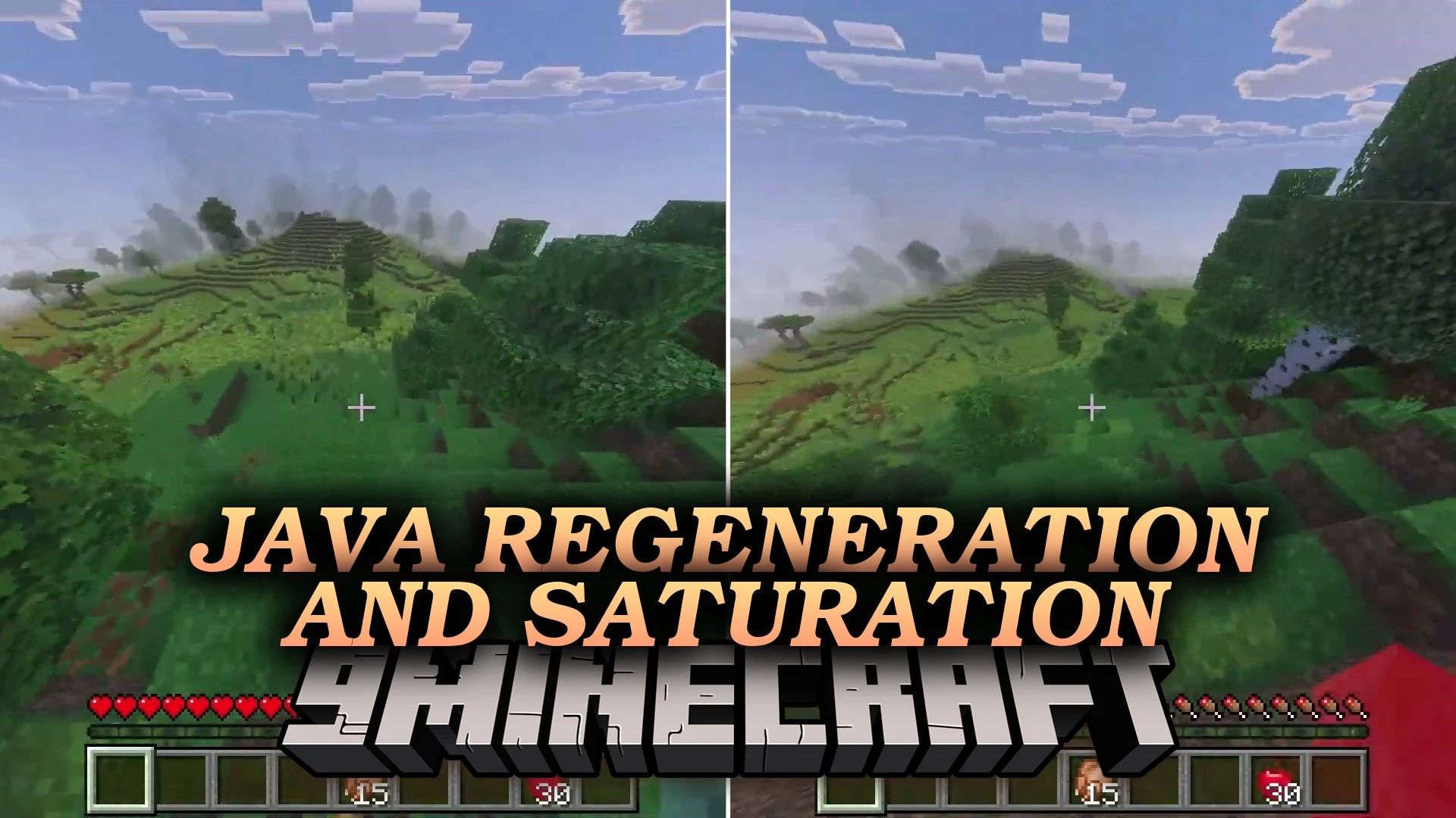 Java Regeneration and Saturation Addon (26.x, 1.21) – Fast Java Healing — screenshot 1