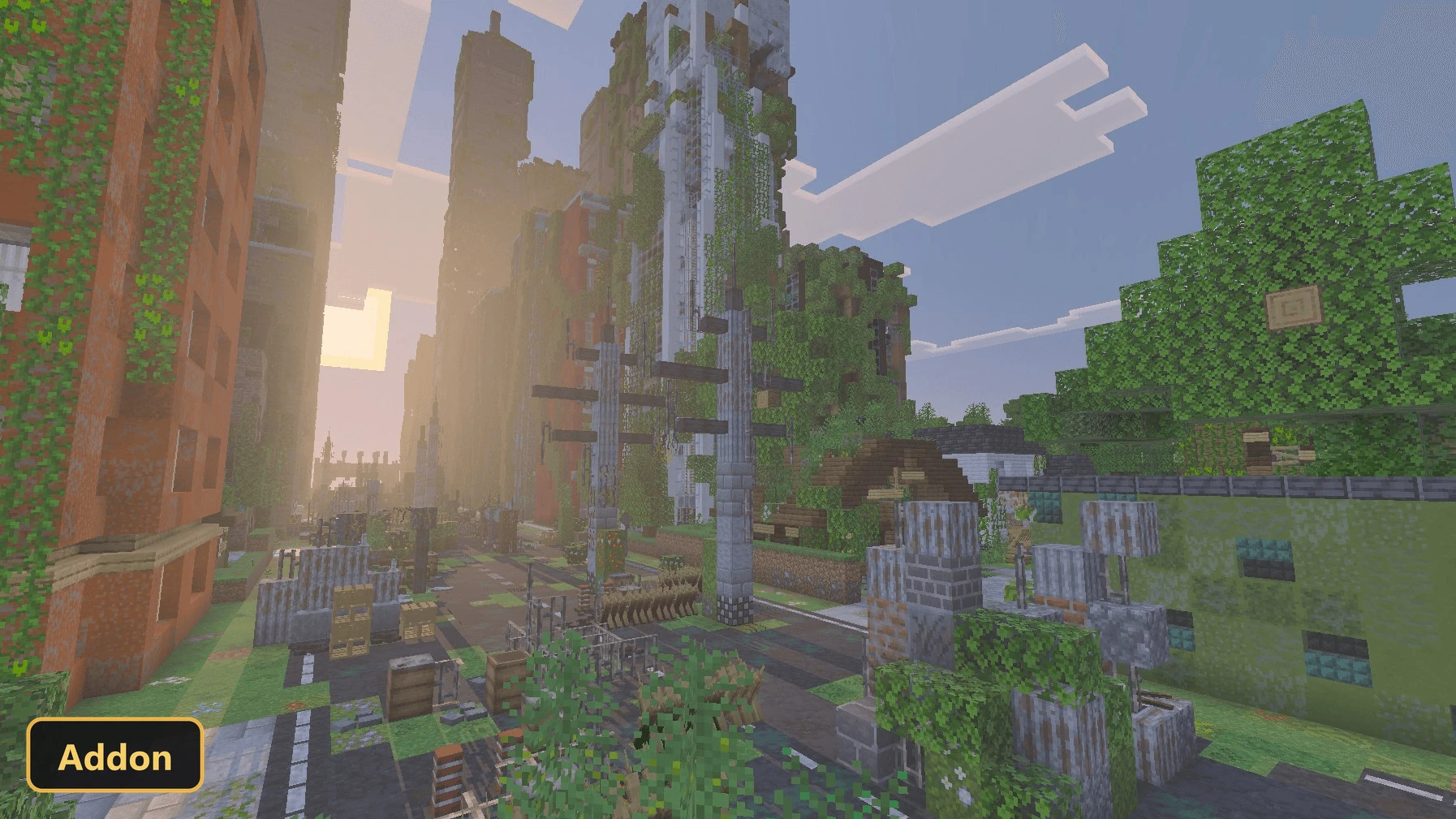 XAIER'S APOCALYPTIC CITIES (26+, 1.21) – MCPE/Bedrock Addon — screenshot 5