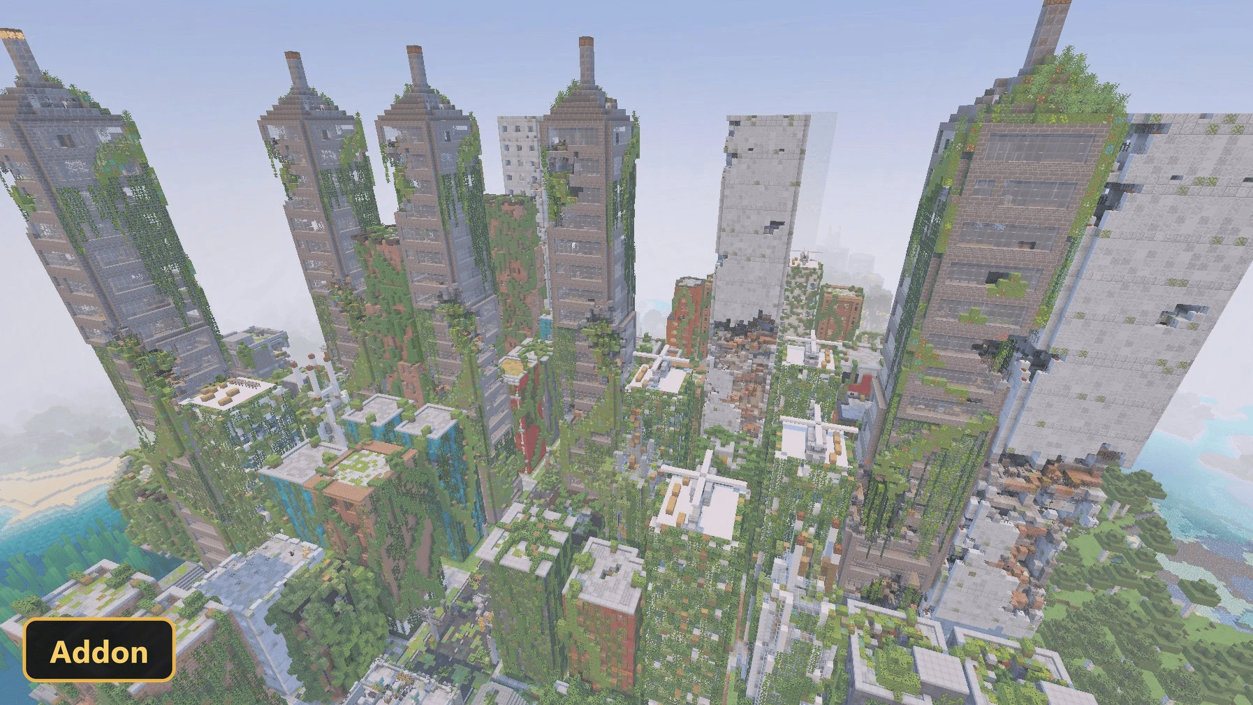 XAIER'S APOCALYPTIC CITIES (26+, 1.21) – MCPE/Bedrock Addon — screenshot 6