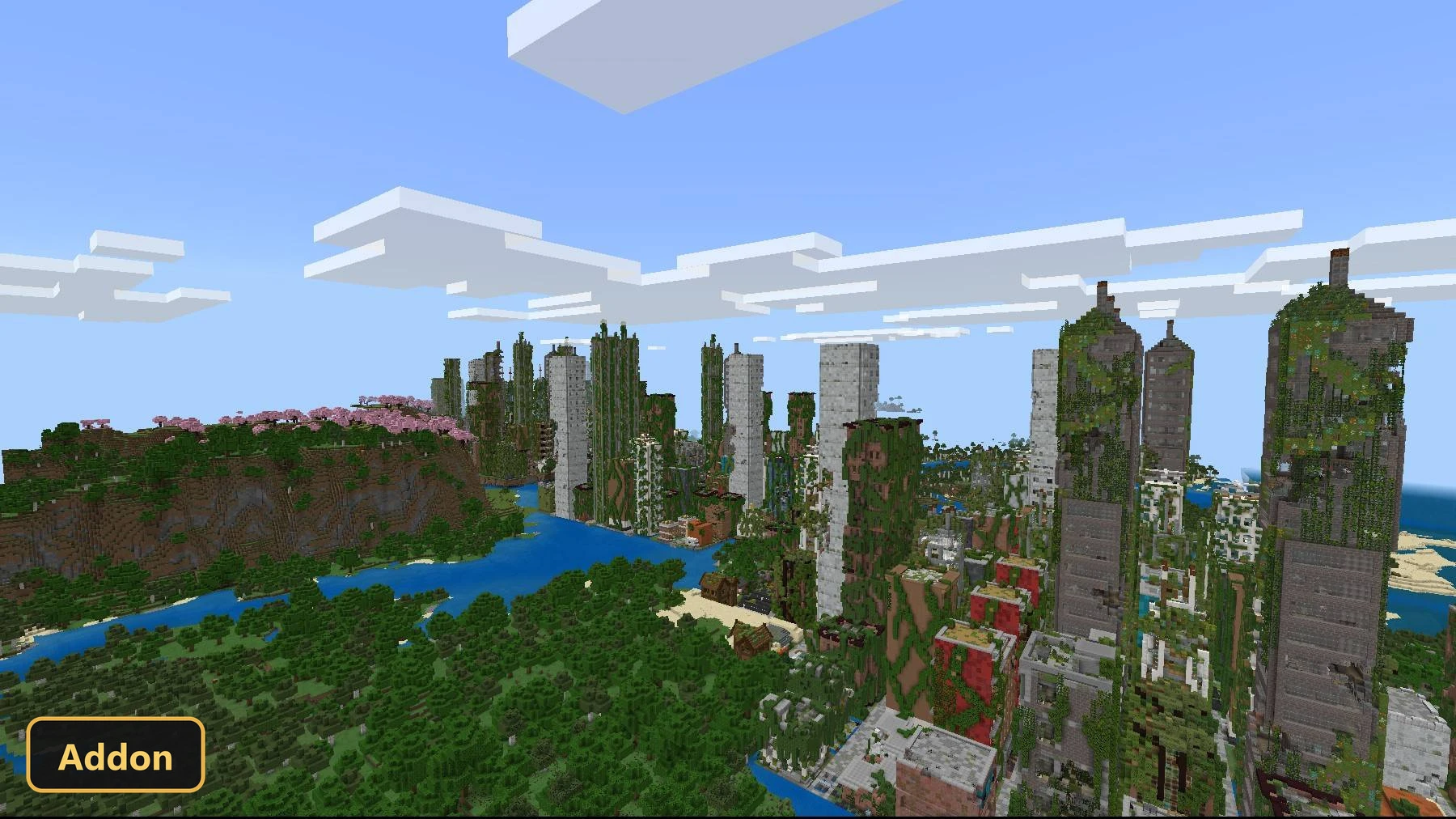 XAIER'S APOCALYPTIC CITIES (26+, 1.21) – MCPE/Bedrock Addon — screenshot 8