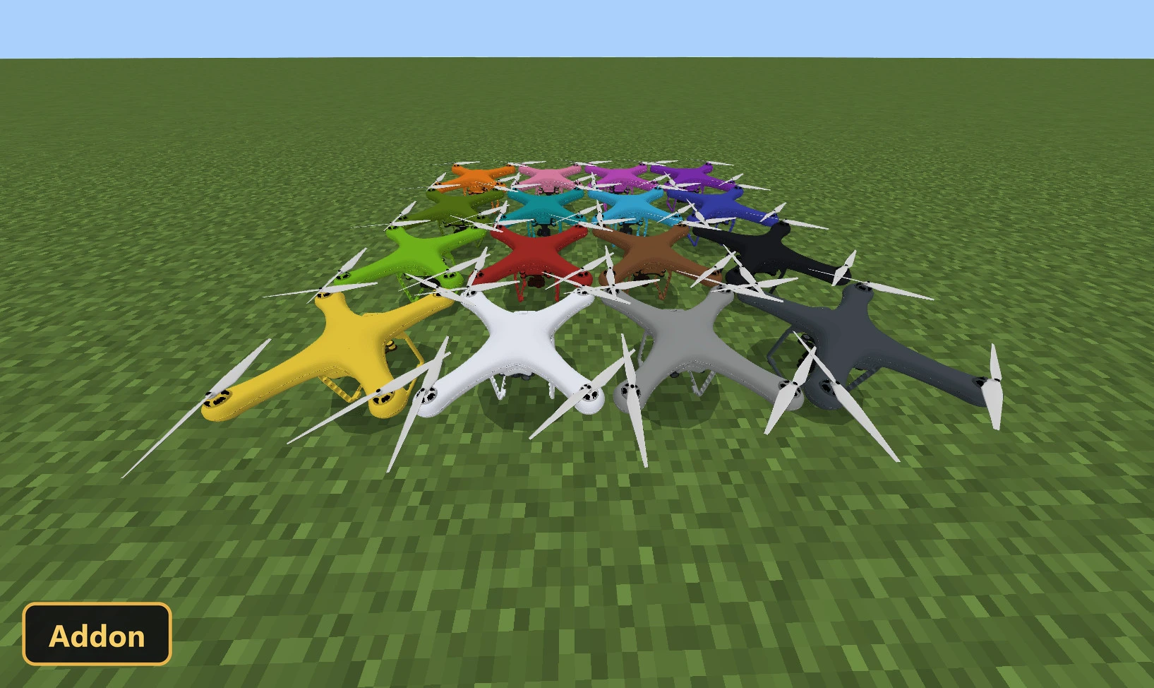 Drone , TNT Drones (26+, 1.21) – MCPE/Bedrock Addon