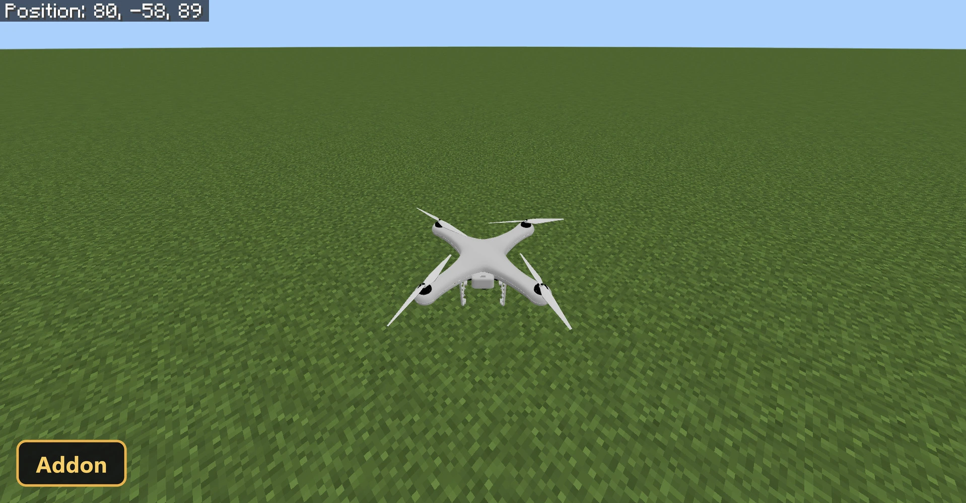 Drone , TNT Drones (26+, 1.21) – MCPE/Bedrock Addon — screenshot 1