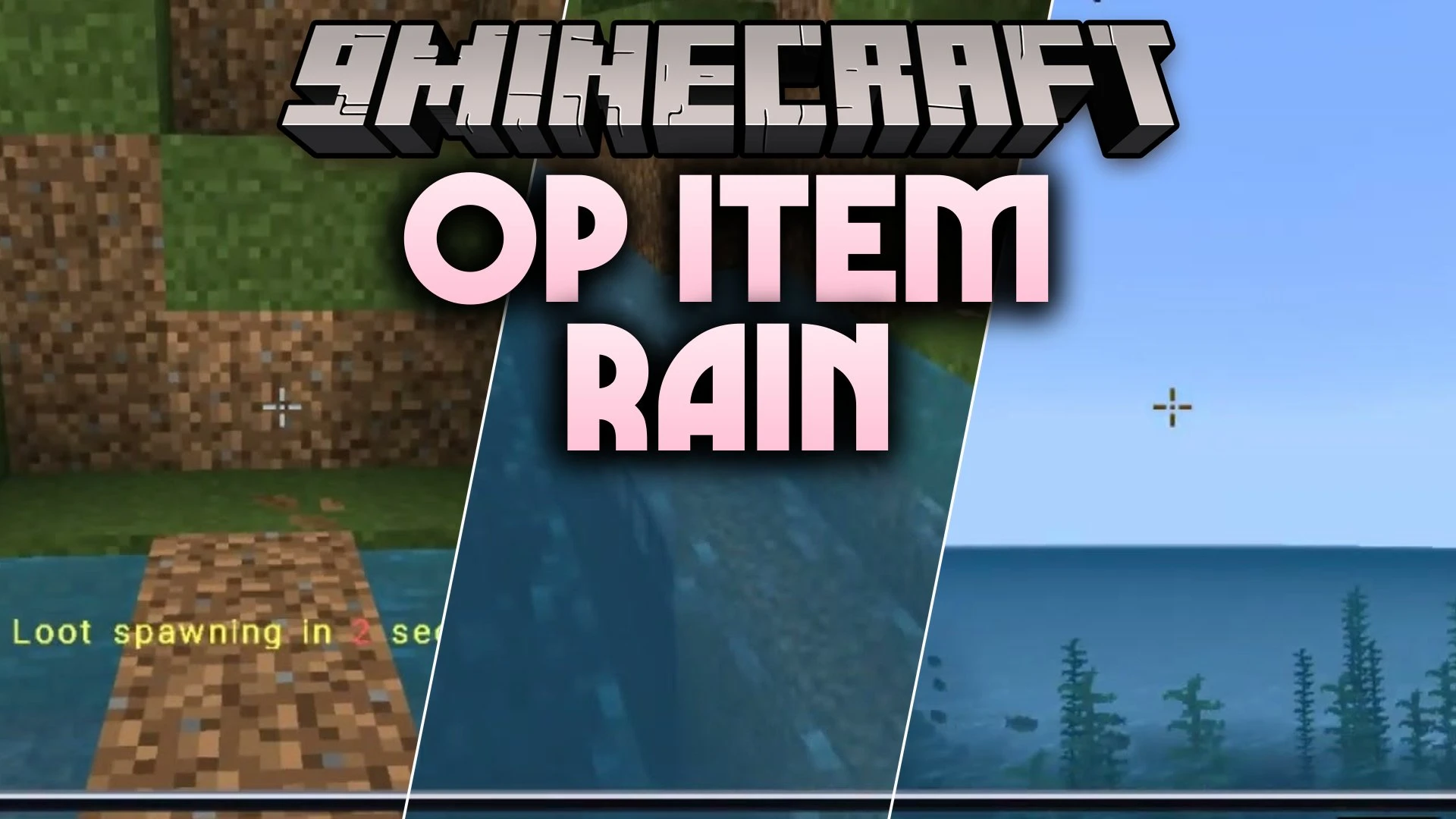 OP Item Rain Addon (1.21) – Random Overpowered Loot Drops Falling From the Sky