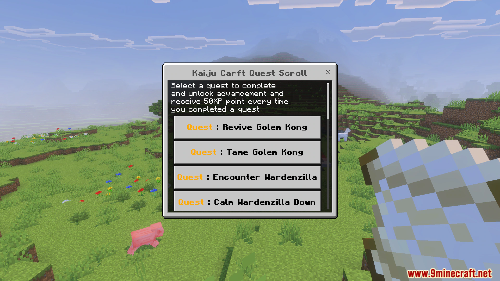 Kaiju Craft Revamp Addon (26.x, 1.21) – Tame And Battle Giant Bosses Like Wardenzilla — screenshot 2