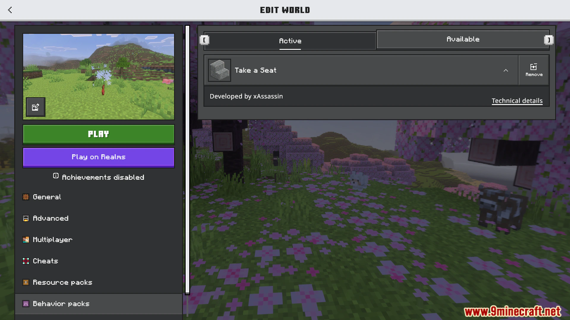 Take A Seat Addon (26.x, 1.21) – Sit On Stairs And Slabs In Your World — screenshot 1
