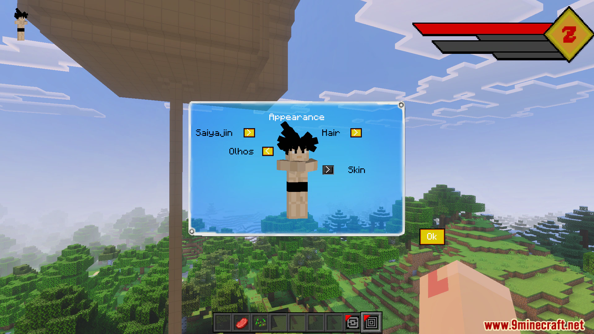 Dragon Block C Ultimate Addon (26.x, 1.21) – Master Ki Combat To Unlock Saiyan Forms — screenshot 3