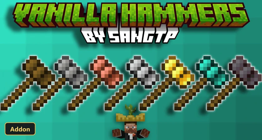 Vanilla Hammers (26+) – MCPE/Bedrock Addon