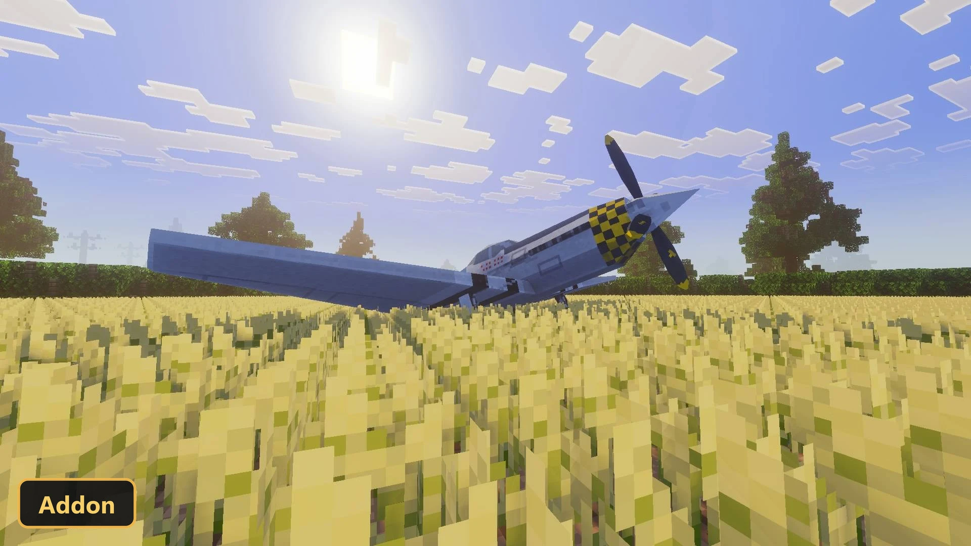 Warthunder WW2 (26+, 1.21) – MCPE/Bedrock Addon — screenshot 1
