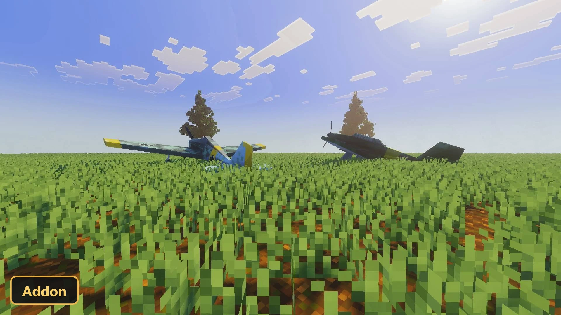 Warthunder WW2 (26+, 1.21) – MCPE/Bedrock Addon — screenshot 2