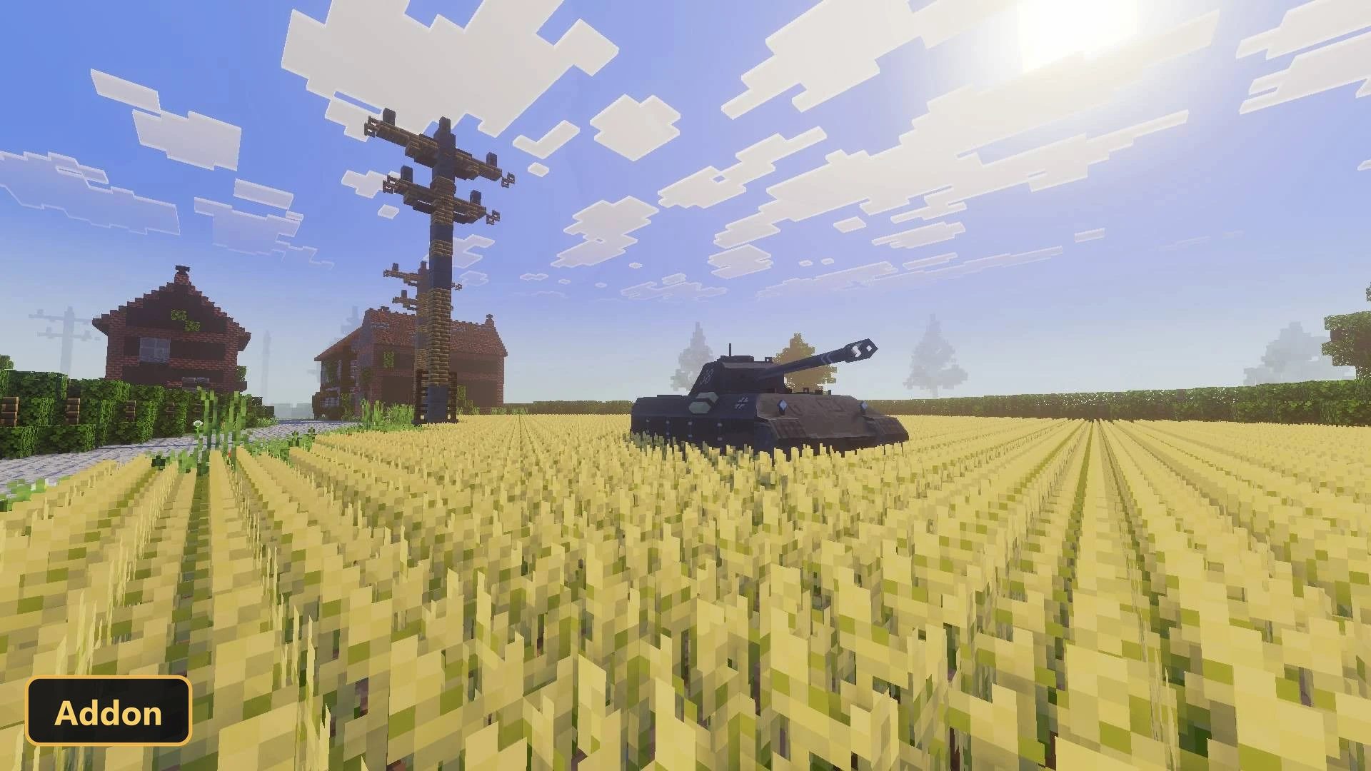 Warthunder WW2 (26+, 1.21) – MCPE/Bedrock Addon — screenshot 4