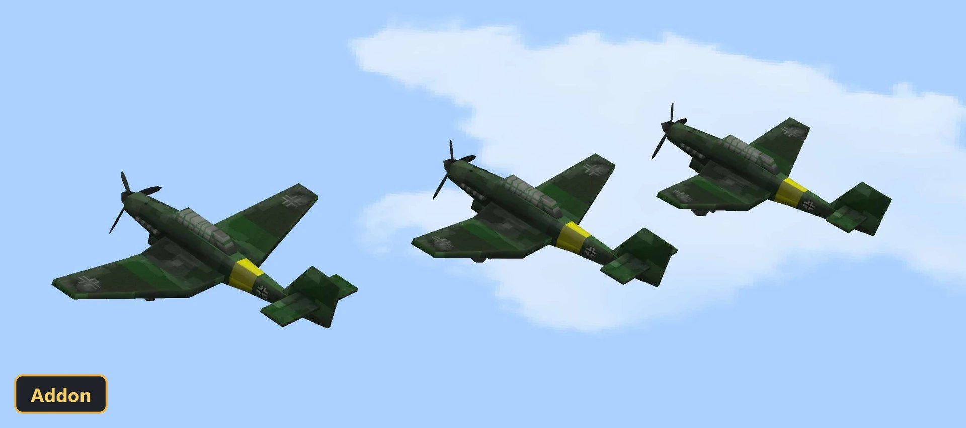 Warthunder WW2 (26+, 1.21) – MCPE/Bedrock Addon — screenshot 5