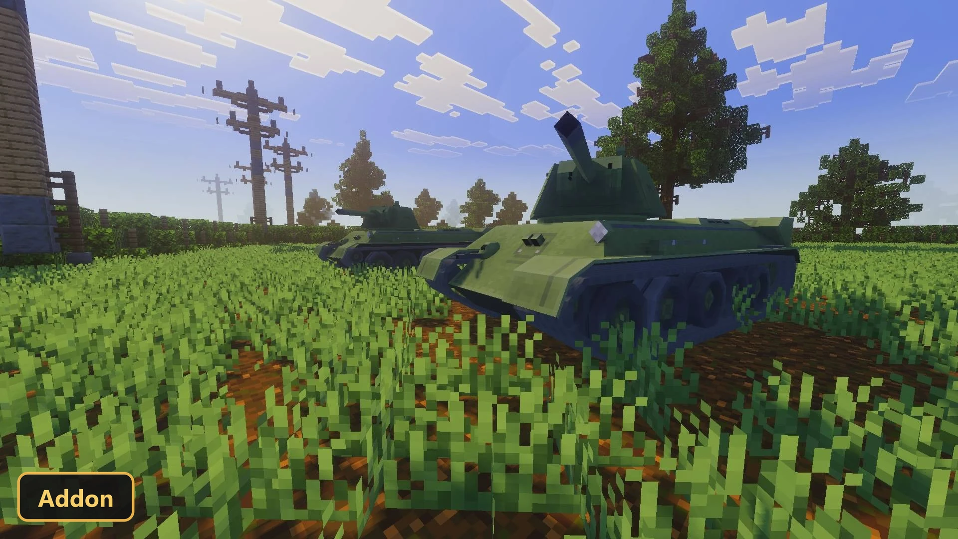 Warthunder WW2 (26+, 1.21) – MCPE/Bedrock Addon — screenshot 7