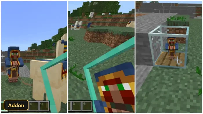 Villager Minion (26+, 1.21) – MCPE/Bedrock Addon — screenshot 1