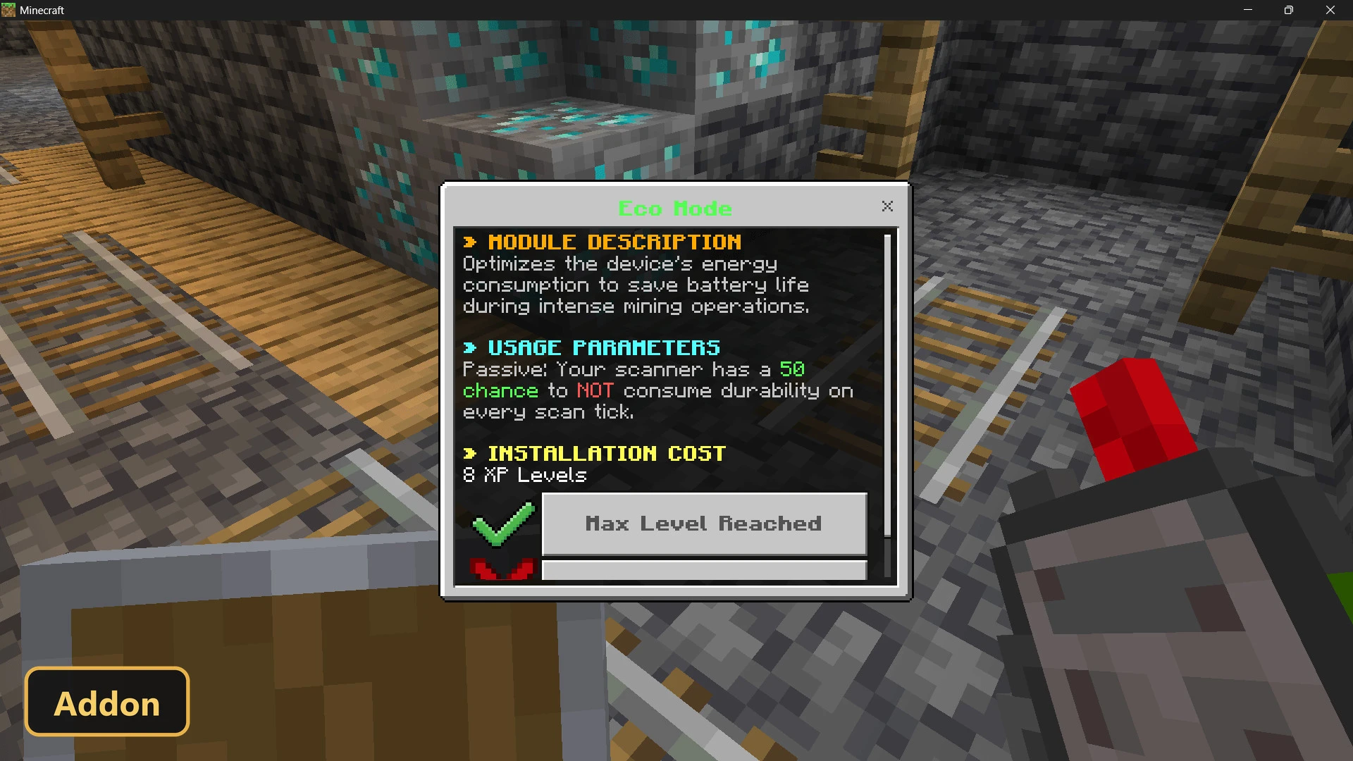 Ore Finder (26+) – MCPE/Bedrock Addon — screenshot 3
