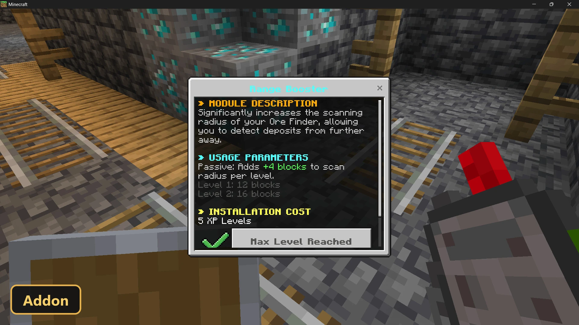 Ore Finder (26+) – MCPE/Bedrock Addon — screenshot 5