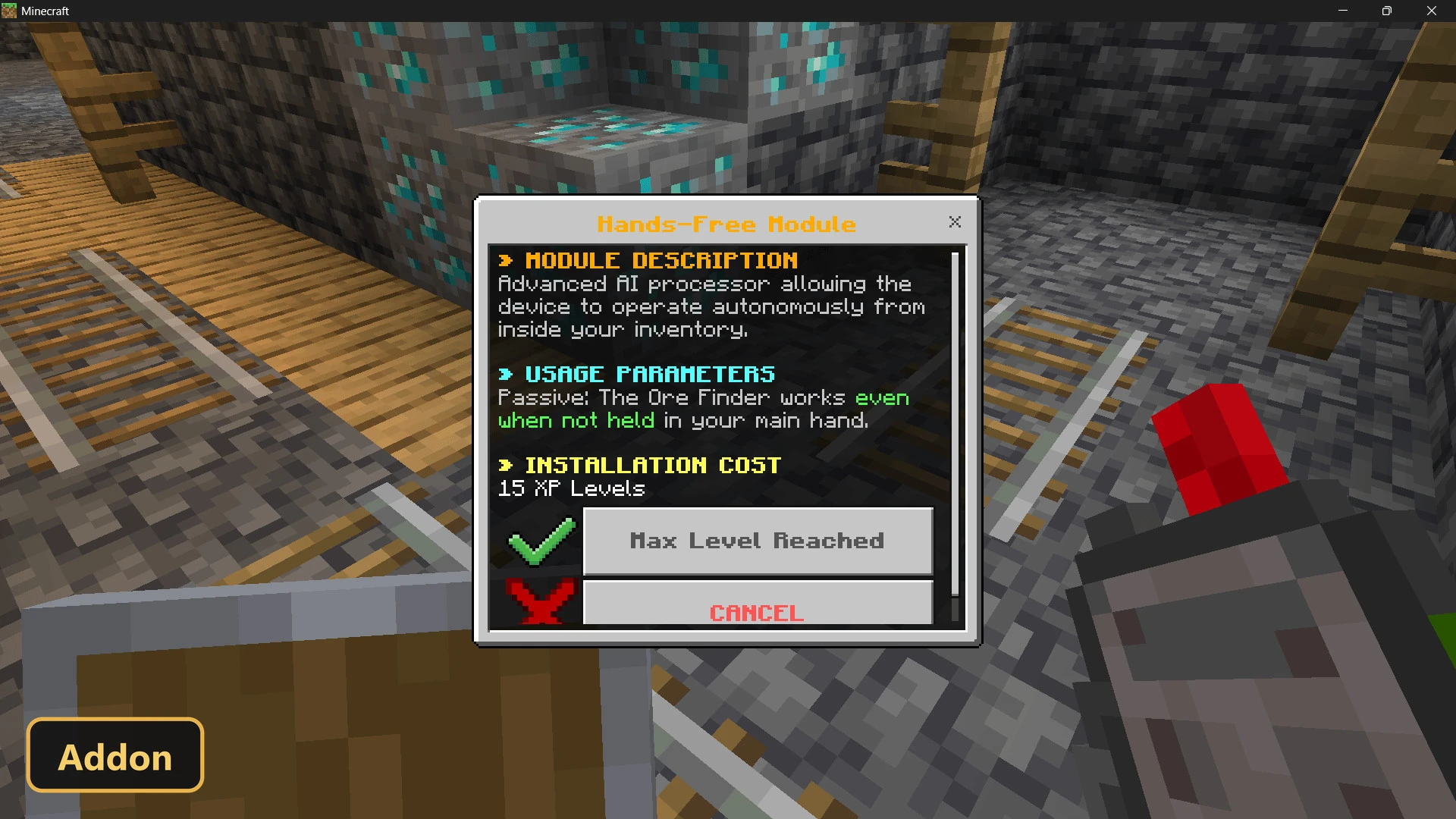 Ore Finder (26+) – MCPE/Bedrock Addon — screenshot 6