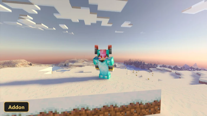 Horned Helmet (26+, 1.21) – MCPE/Bedrock Addon — screenshot 2