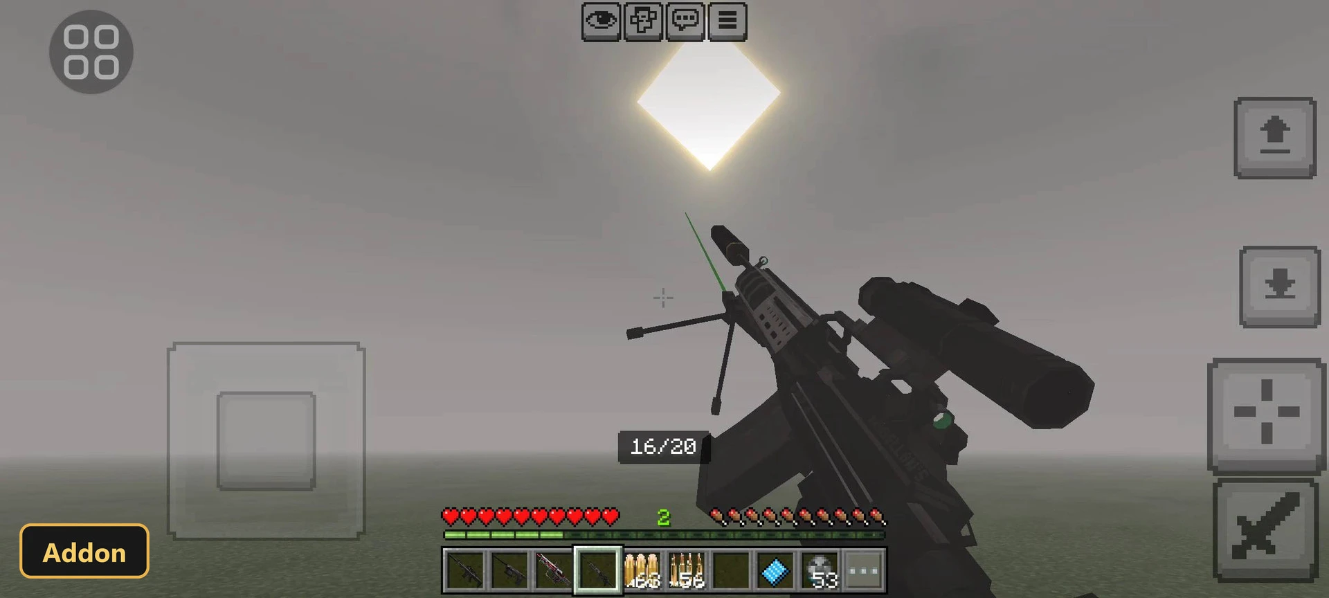 ACT WEAPONS (26+, 1.21) – MCPE/Bedrock Addon — screenshot 1