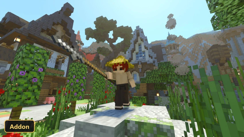 Fiery Combat X FAnimation (26+, 1.20) – MCPE/Bedrock Addon — screenshot 2