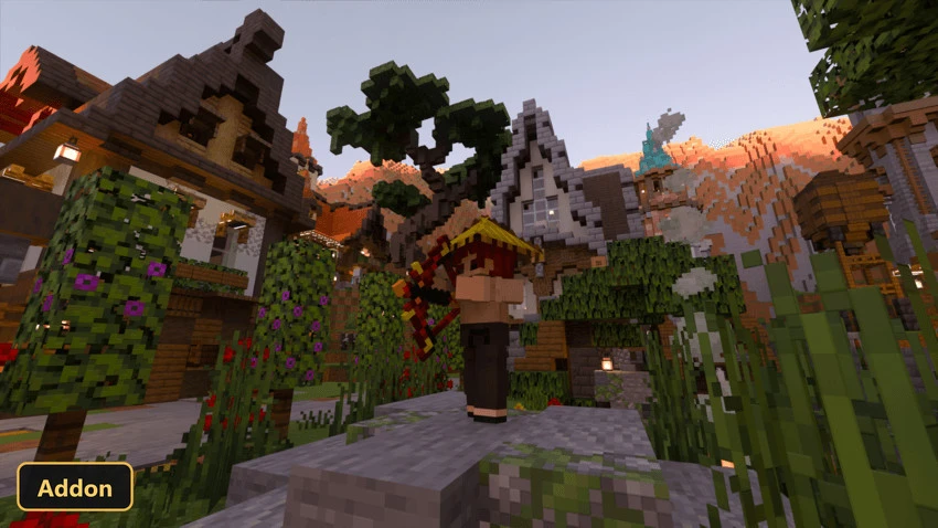 Fiery Combat X FAnimation (26+, 1.20) – MCPE/Bedrock Addon — screenshot 3