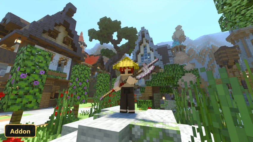 Fiery Combat X FAnimation (26+, 1.20) – MCPE/Bedrock Addon — screenshot 4