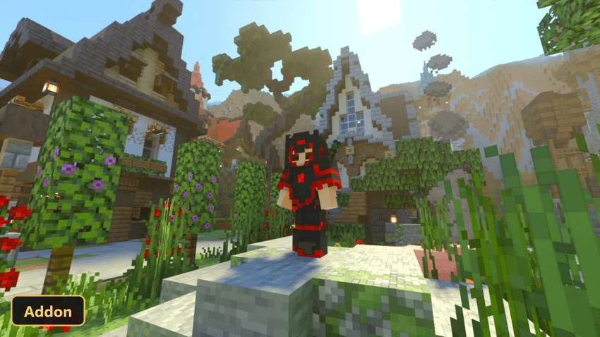 Fiery Combat X FAnimation (26+, 1.20) – MCPE/Bedrock Addon — screenshot 5