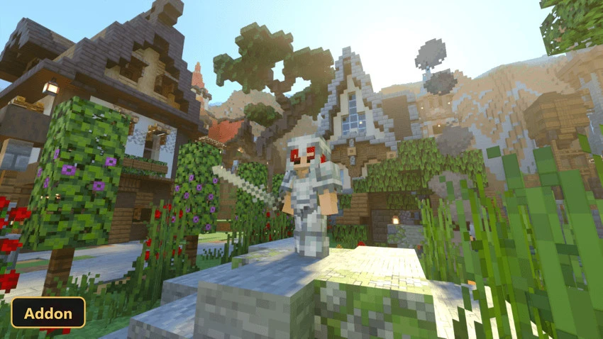 Fiery Combat X FAnimation (26+, 1.20) – MCPE/Bedrock Addon — screenshot 8