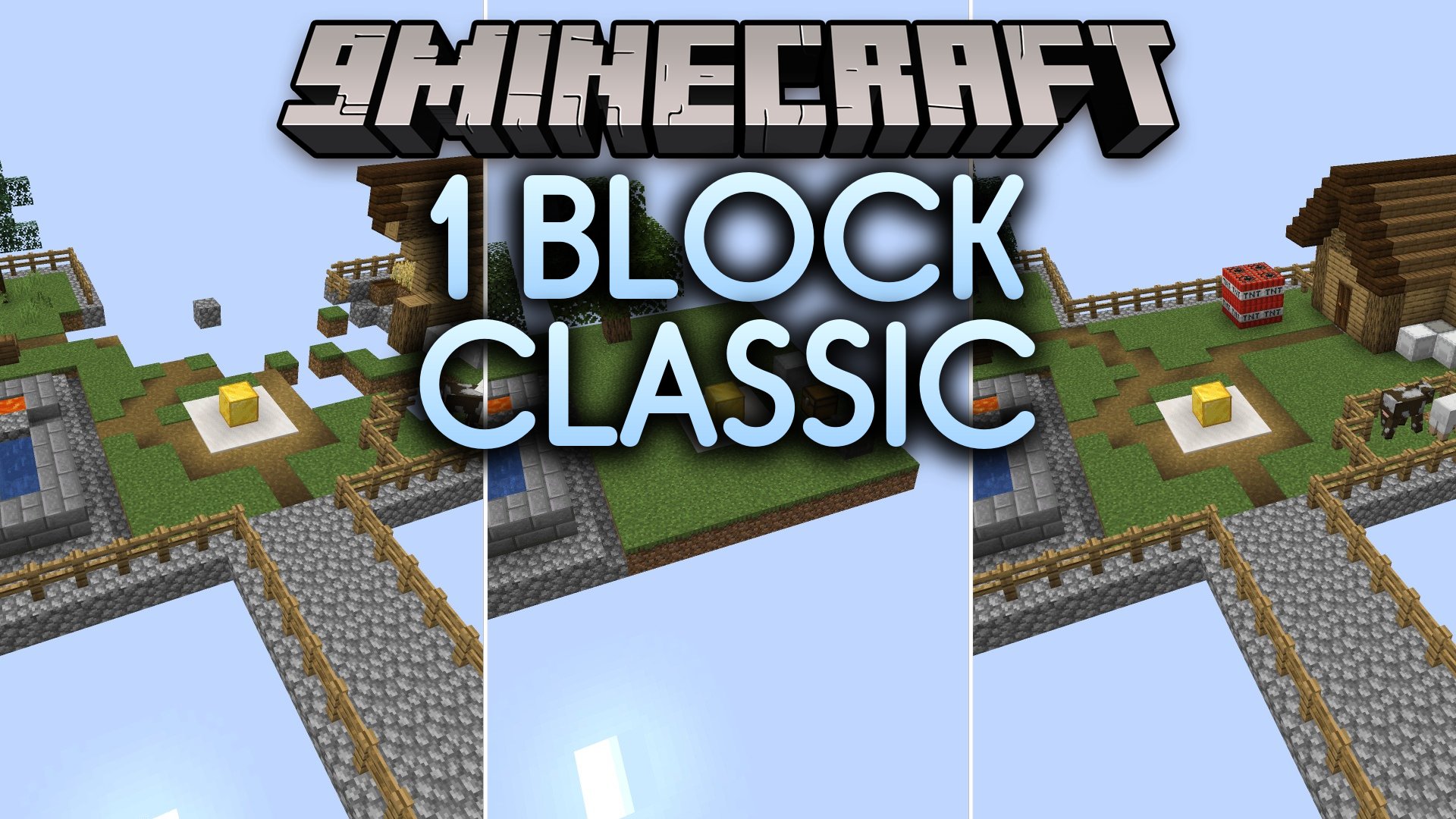 1 Block Classic Map (26.x) – Build an Entire World From a Single Infinite Block — screenshot 1