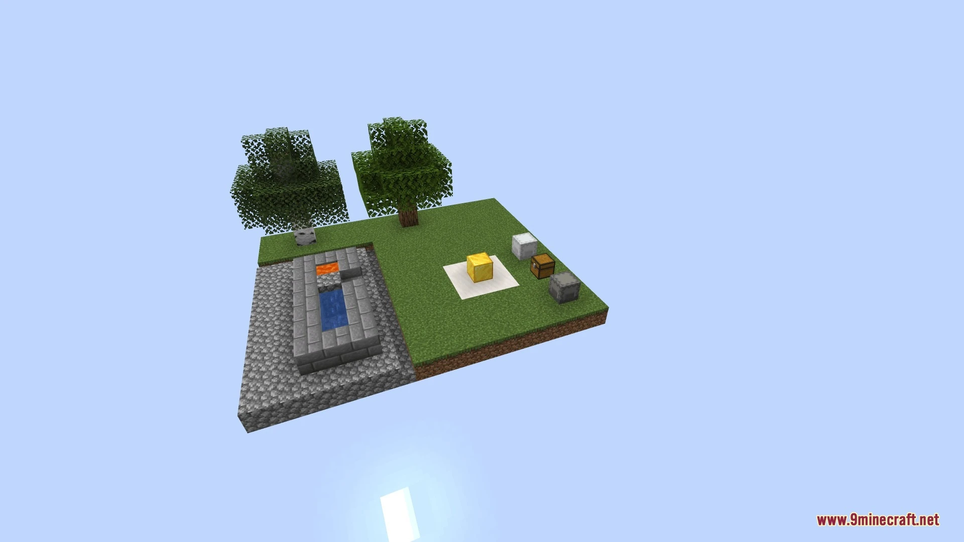1 Block Classic Map (26.x) – Build an Entire World From a Single Infinite Block — screenshot 2