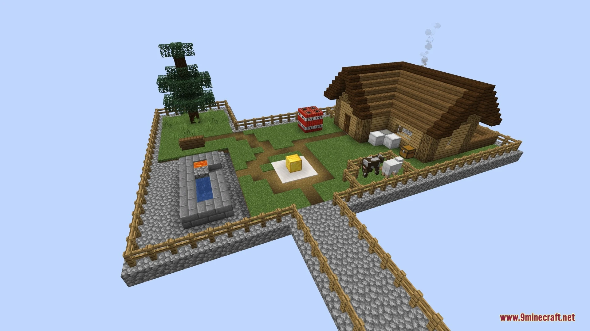 1 Block Classic Map (26.x) – Build an Entire World From a Single Infinite Block — screenshot 3