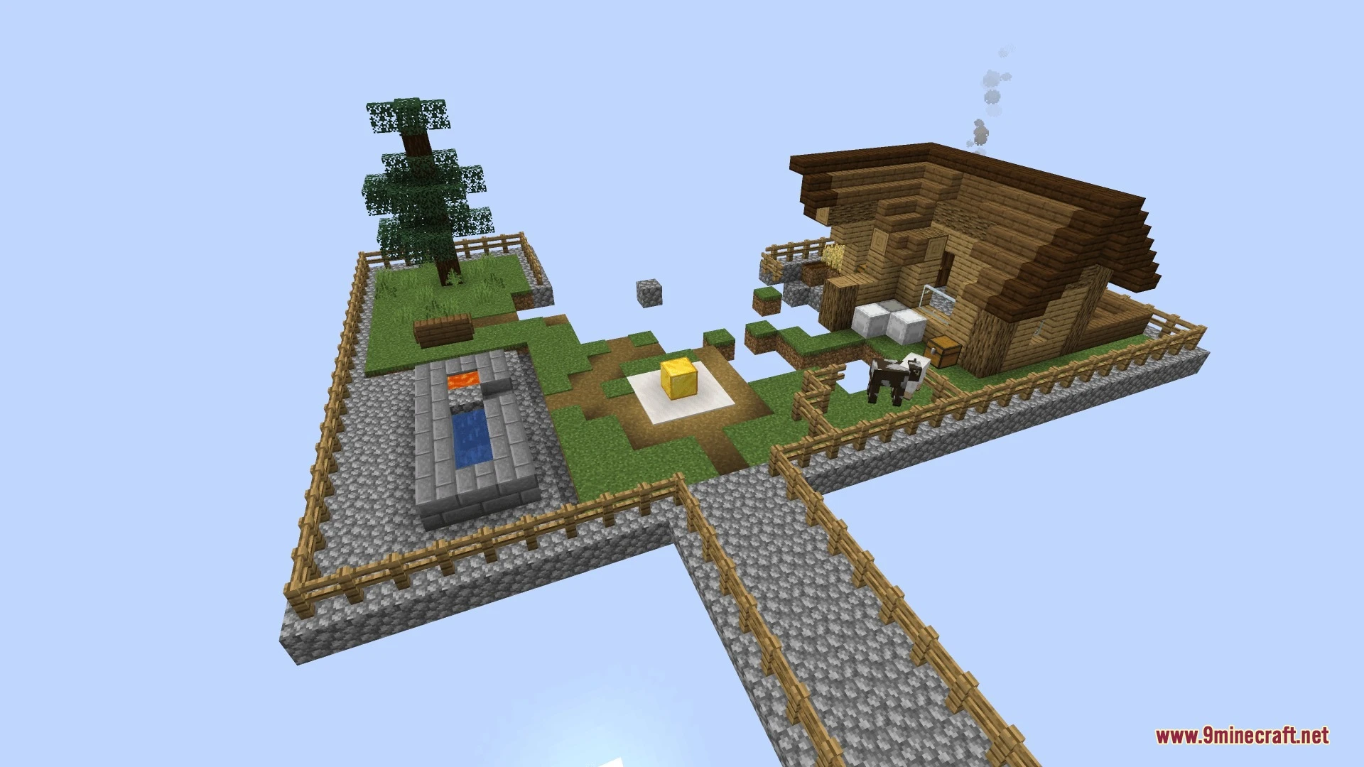 1 Block Classic Map (26.x) – Build an Entire World From a Single Infinite Block — screenshot 4