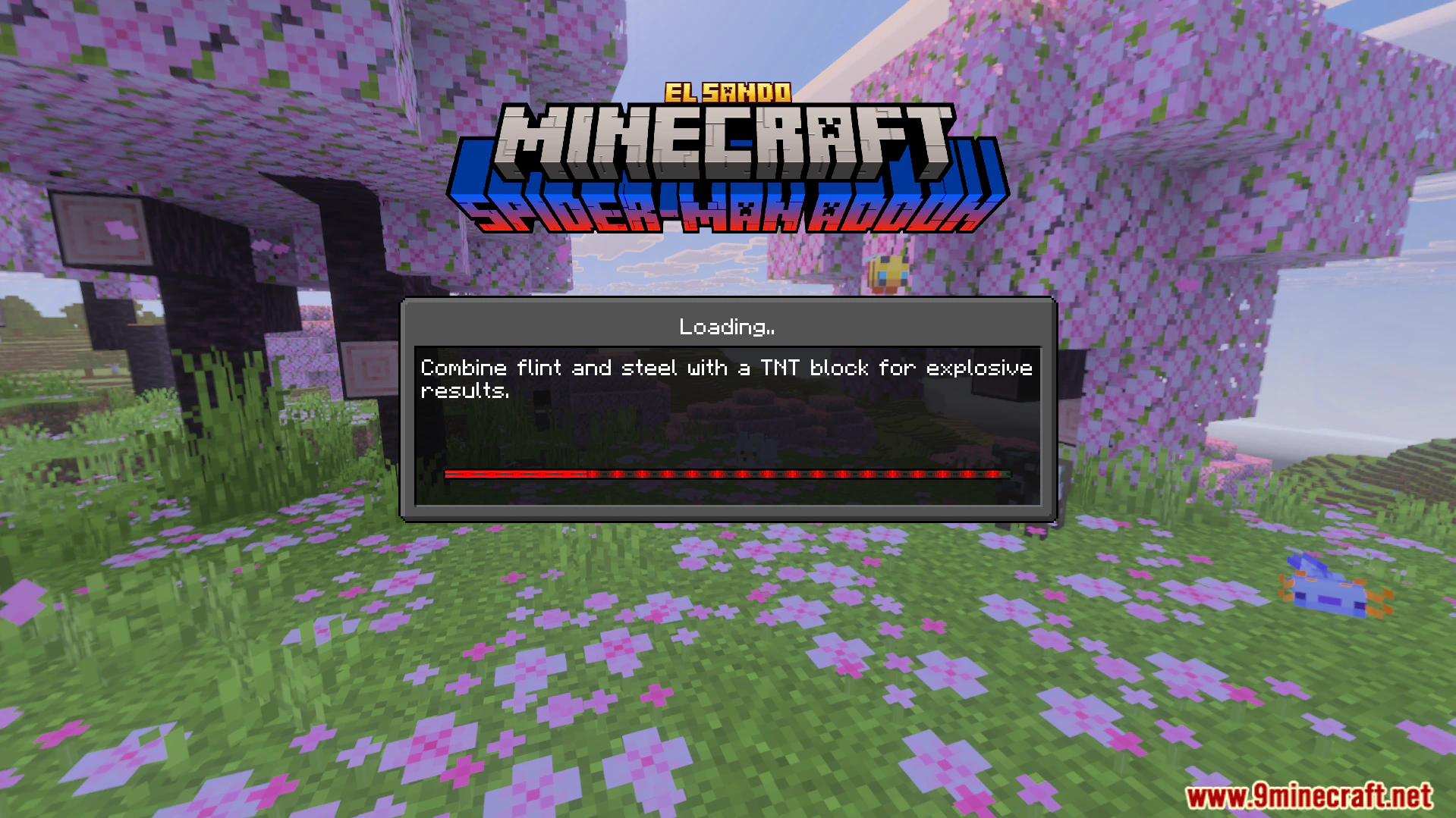 Spider Man Addon (26.x, 1.21) – Swing Through Multiverse Portals With Web Shooters — screenshot 1
