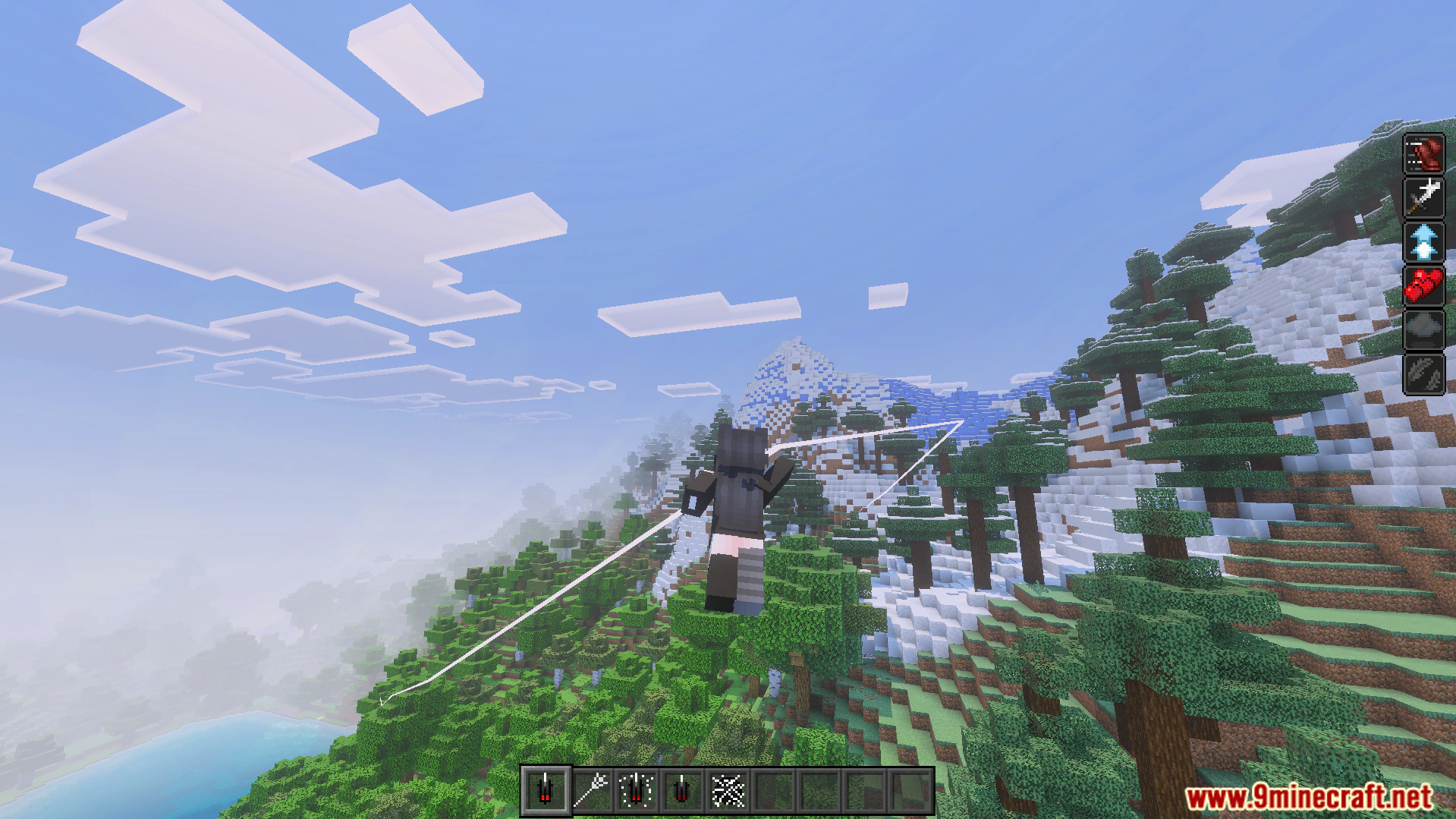 Spider Man Addon (26.x, 1.21) – Swing Through Multiverse Portals With Web Shooters — screenshot 3