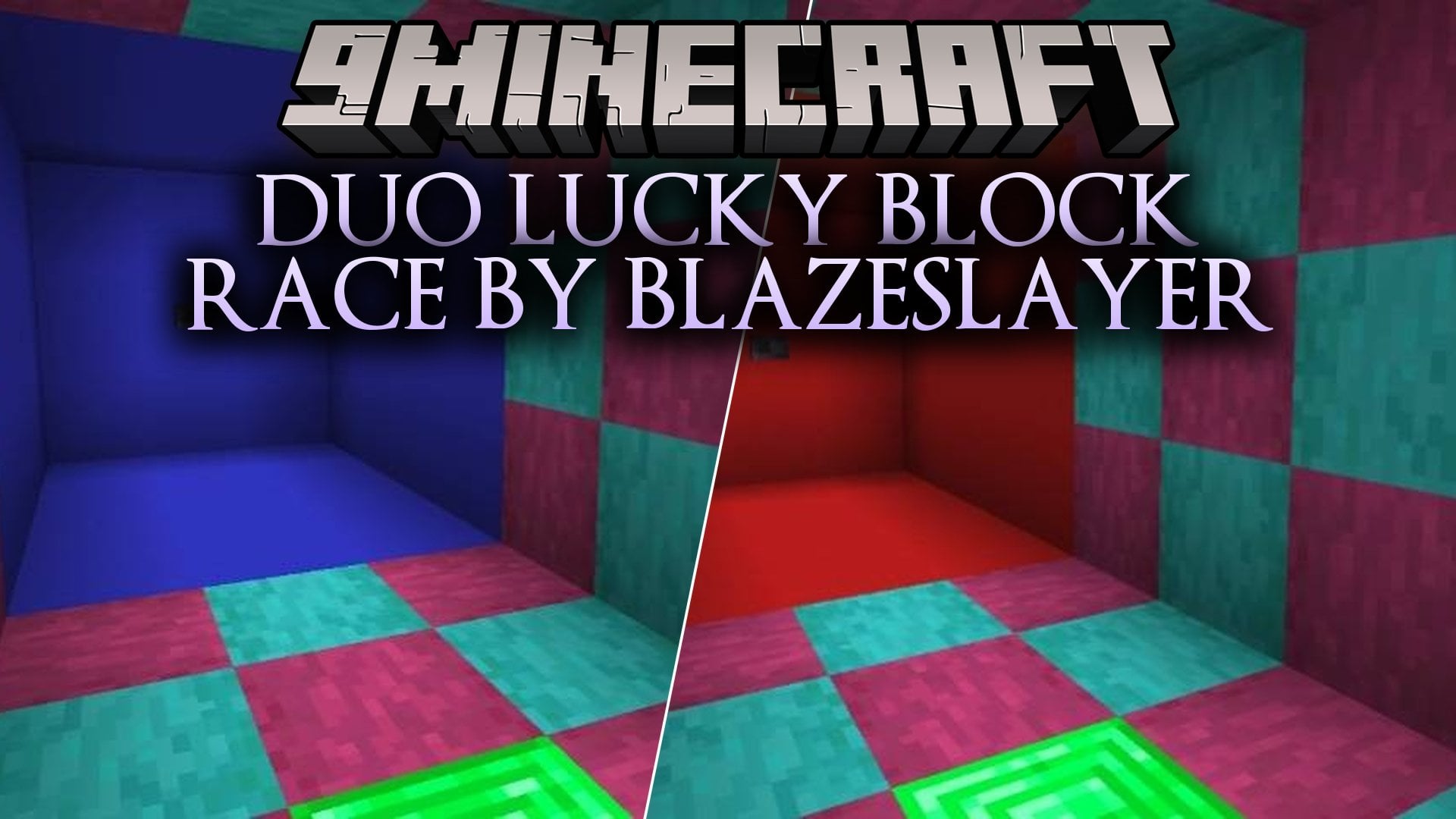 Duo Lucky Block Race by Blazeslayer Map (26.x, 1.21) – Outrun Your Friend