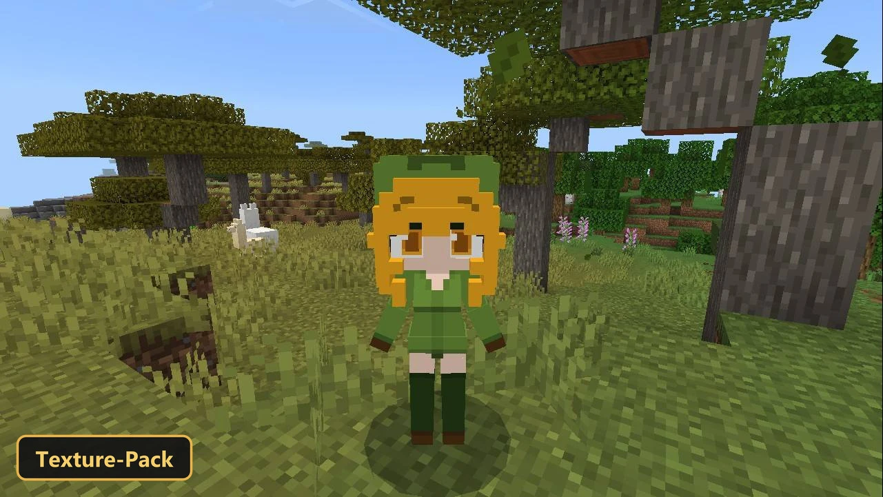 Creeper Girls (26+, 1.21) – MCPE/Bedrock Texture Pack — screenshot 4