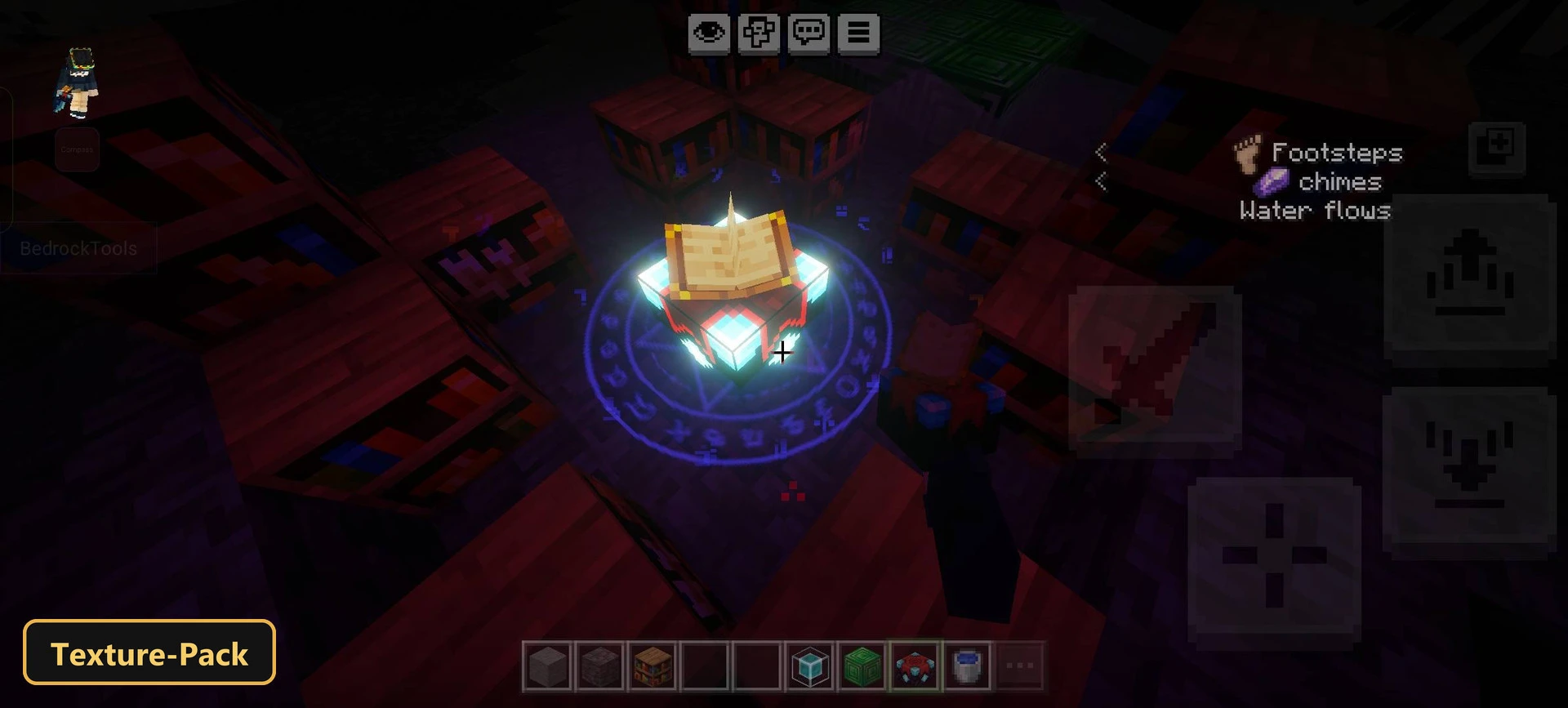 Better Enchanting Table (26+, 1.21) – MCPE/Bedrock Texture Pack — screenshot 1