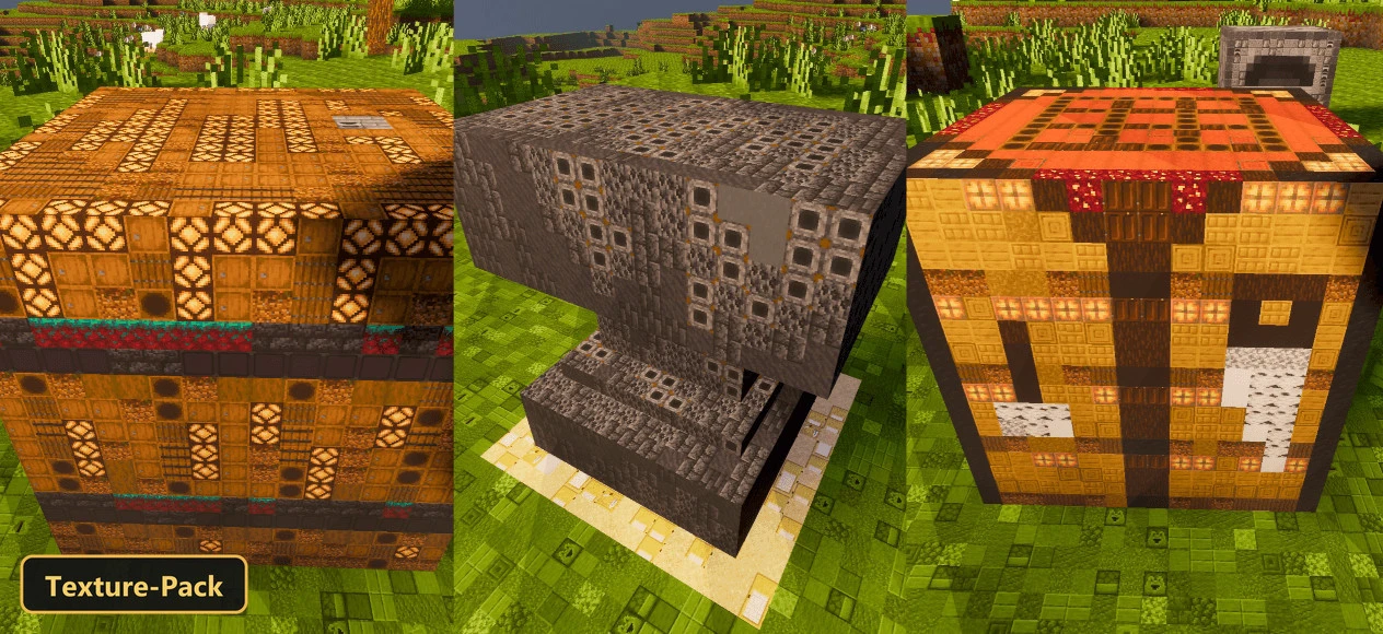 Blocks In Blocks Renewed (26+, 1.21) – MCPE/Bedrock Texture Pack