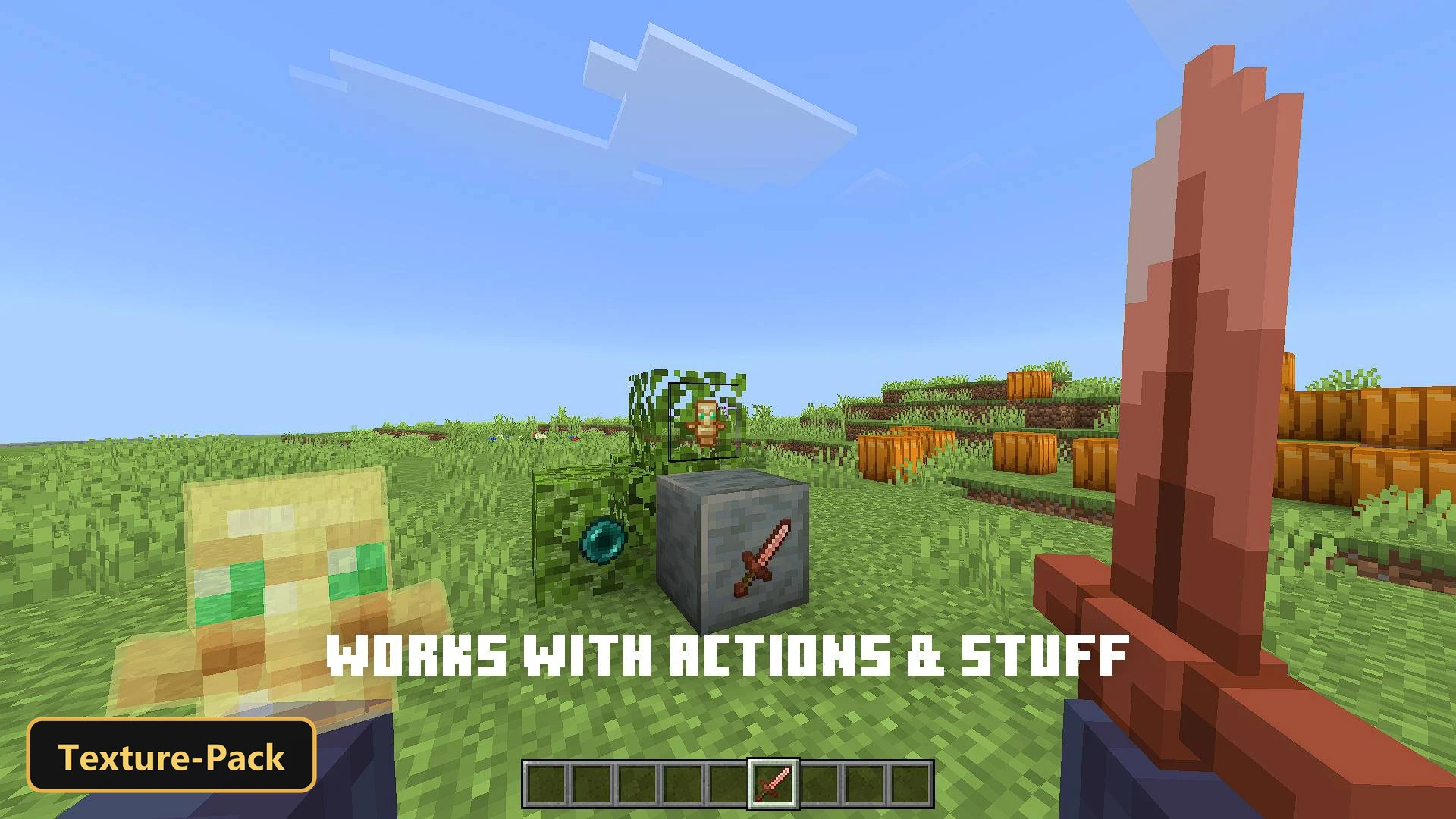 PandaMine's Invisible Item Frames & Glow Frames (26+) – MCPE/Bedrock Texture Pack — screenshot 3