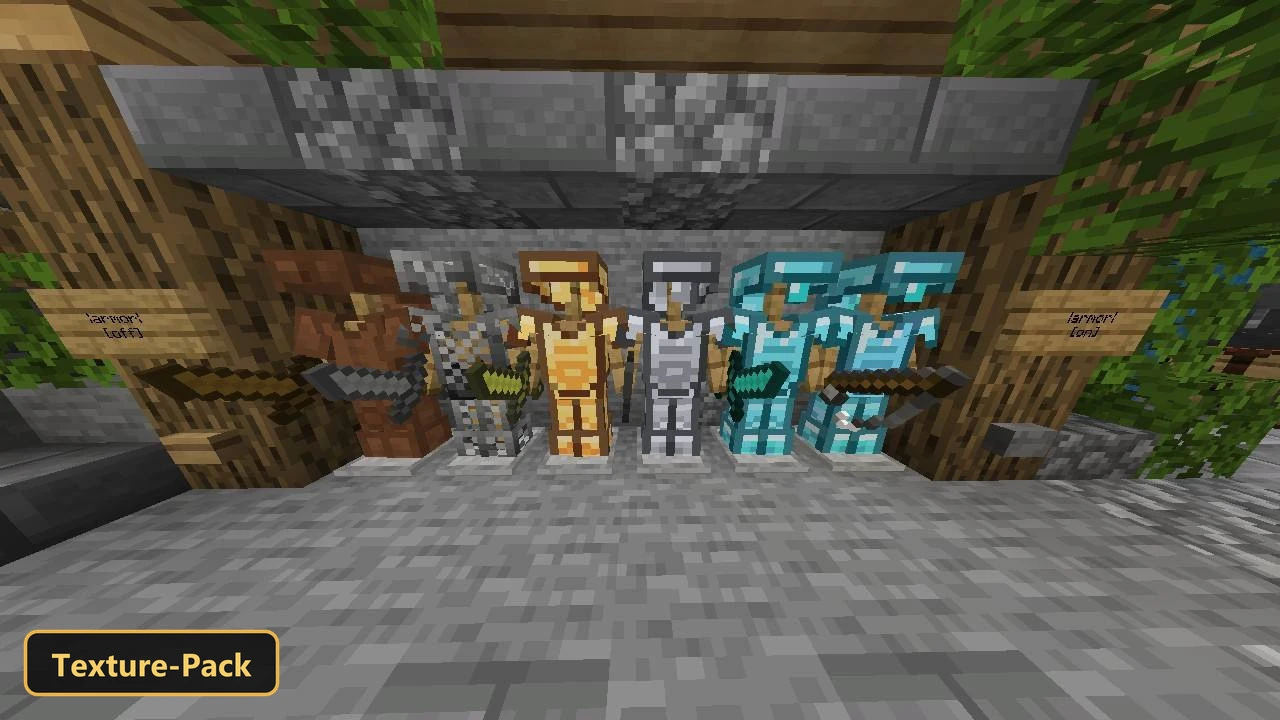 Strength 16x (26+, 1.21) – MCPE/Bedrock Texture Pack — screenshot 1