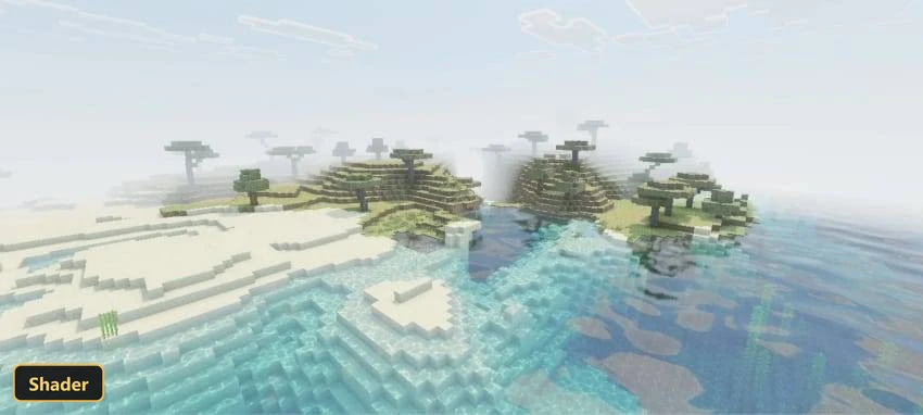 Winter Visual Pack (26+, 1.21) – MCPE/Bedrock Shader — screenshot 1