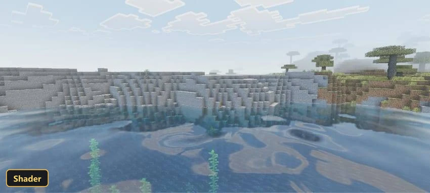 Winter Visual Pack (26+, 1.21) – MCPE/Bedrock Shader — screenshot 4