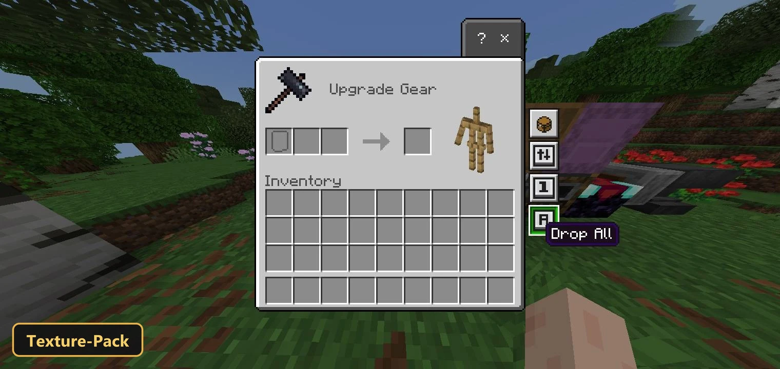 Quick Move : Loot & Drop (26+, 1.21) – MCPE/Bedrock Texture Pack — screenshot 3