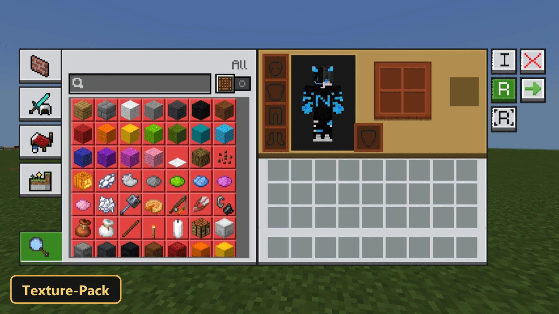 NeBux GUI (26+, 1.21) – MCPE/Bedrock Texture Pack