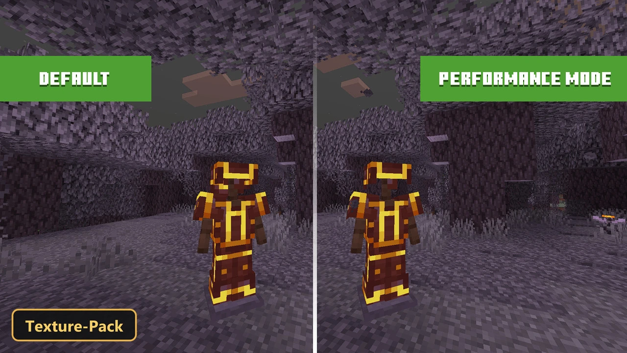 PandaMine's Luminous Trims (26+) – MCPE/Bedrock Texture Pack — screenshot 3